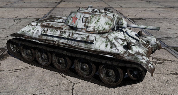 Зимний камуфляж для Т-34