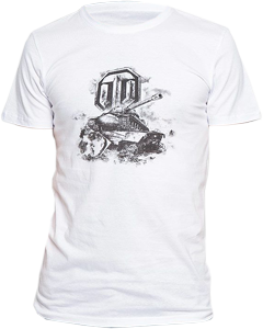 Белая футболка World of tanks